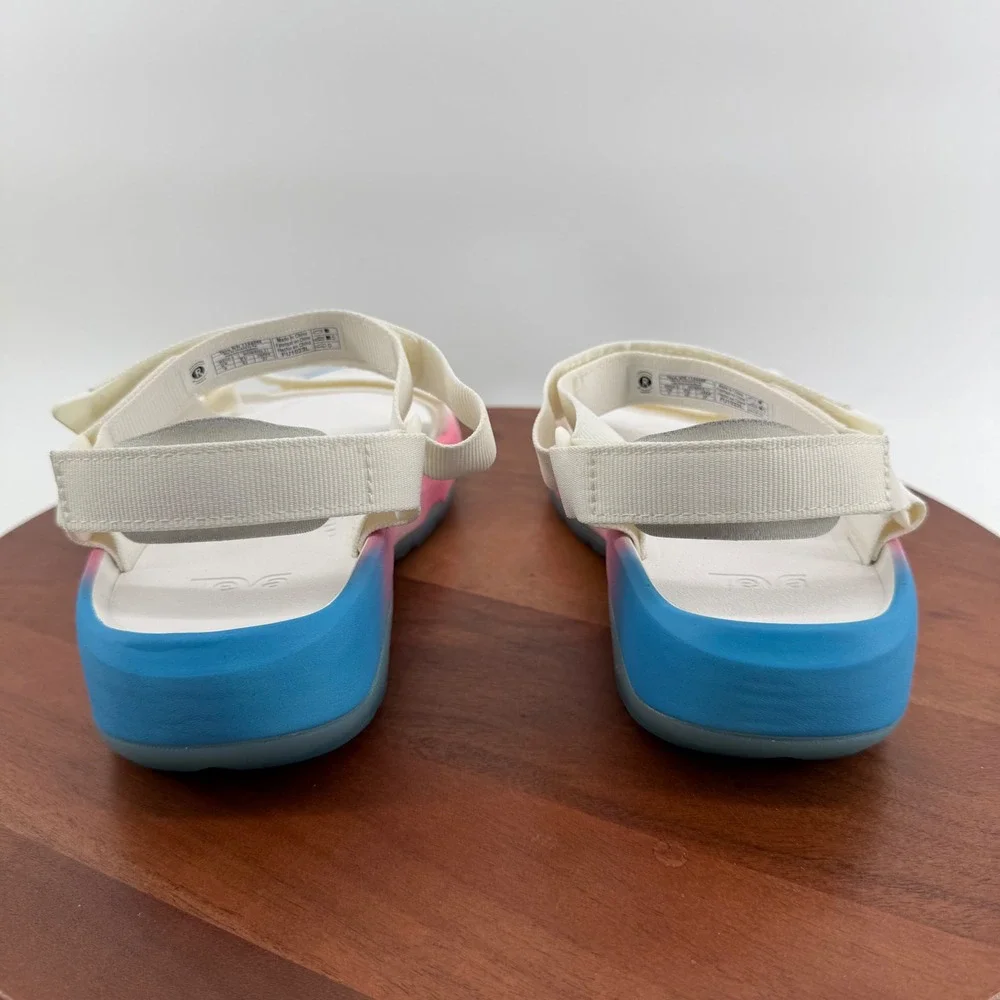 Teva Hurricane XLT2 Ampsole Brite White Pink Blue Ombre Sandals 1134356 Women 11